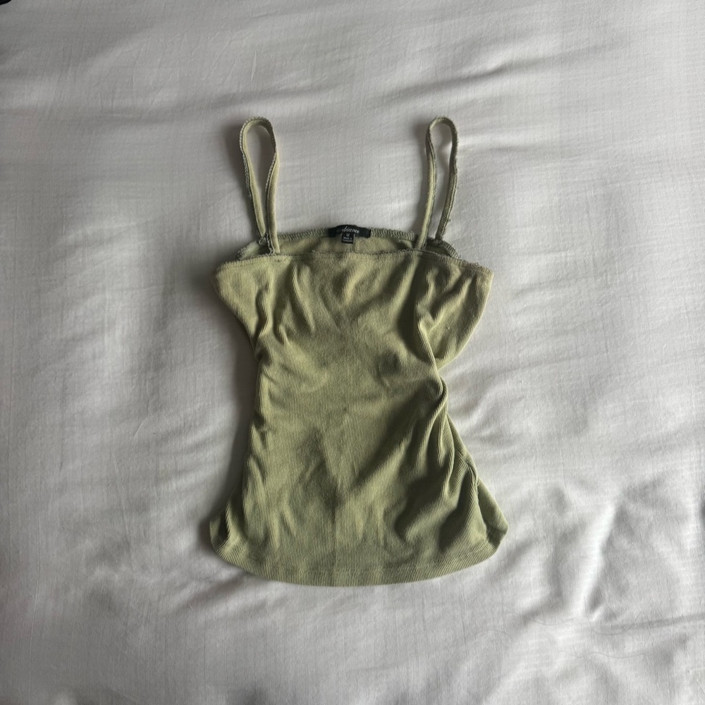 SOLD Ambiance Light Olive Camisole Top